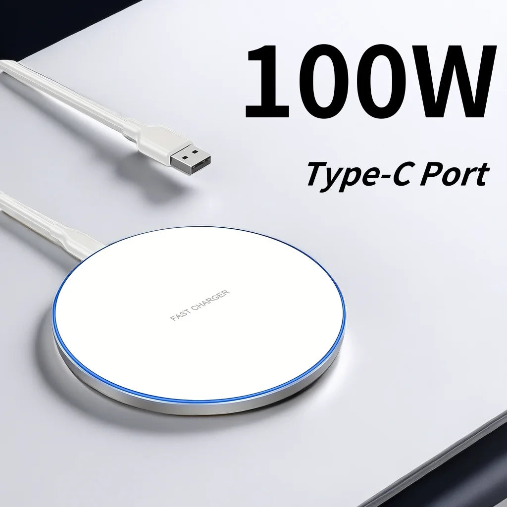 100W Fast Wireless Charging Pad & Stand