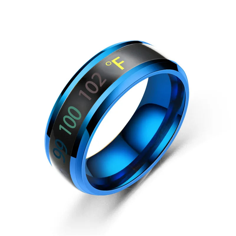 Smart Stainless Steel Mood Ring