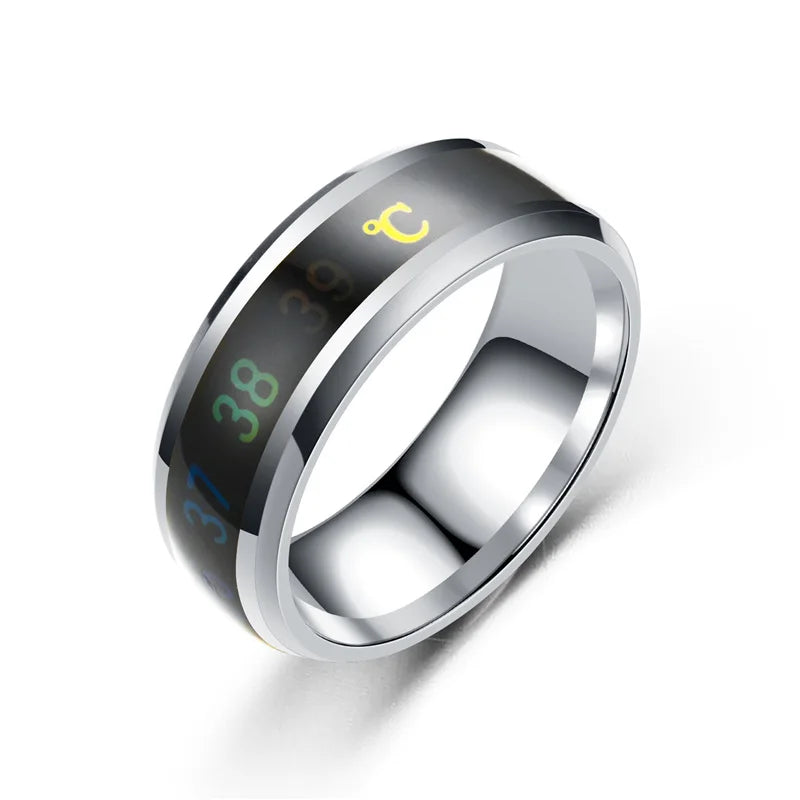 Smart Stainless Steel Mood Ring