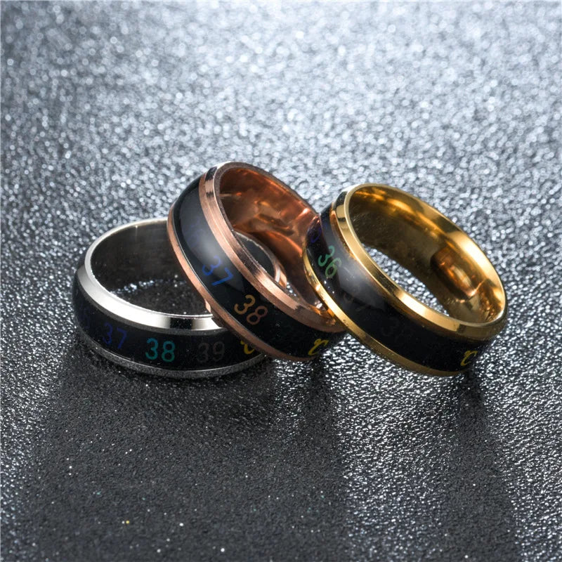 Smart Stainless Steel Mood Ring