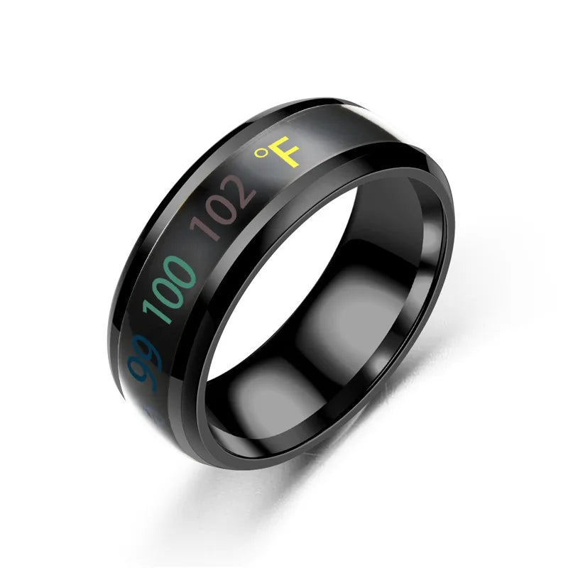 Smart Stainless Steel Mood Ring