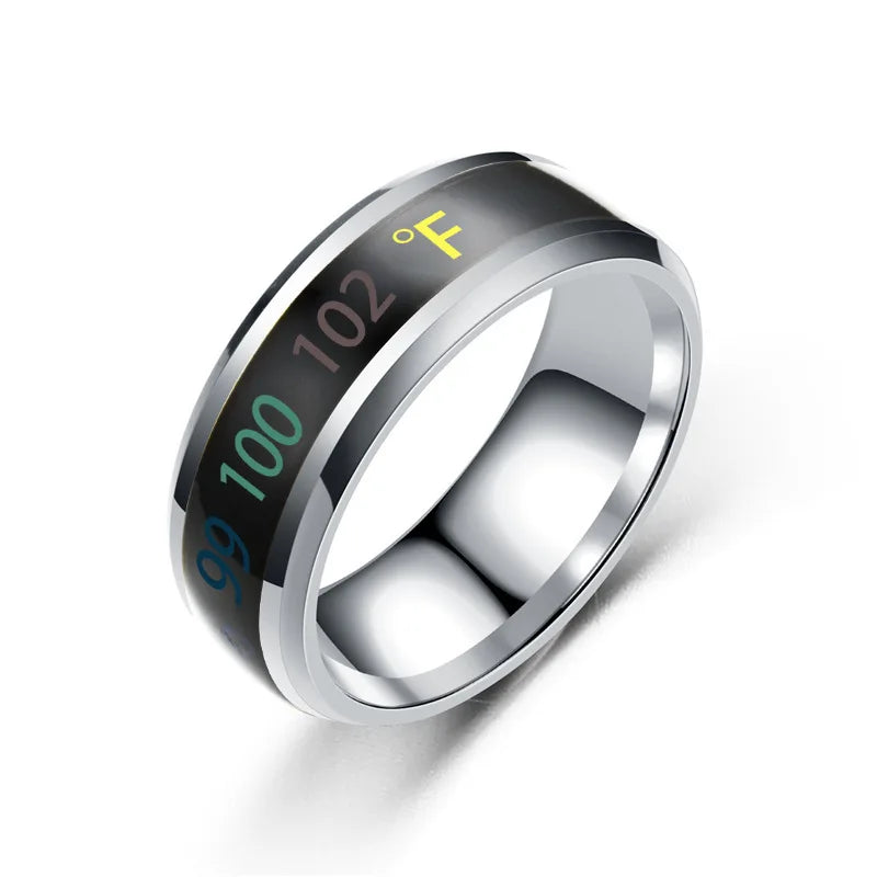 Smart Stainless Steel Mood Ring