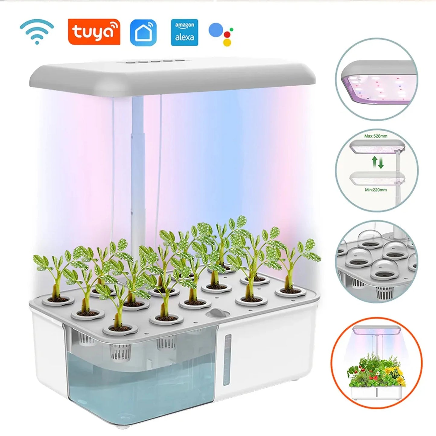 Tuya WiFi Smart Hydroponic Growing System